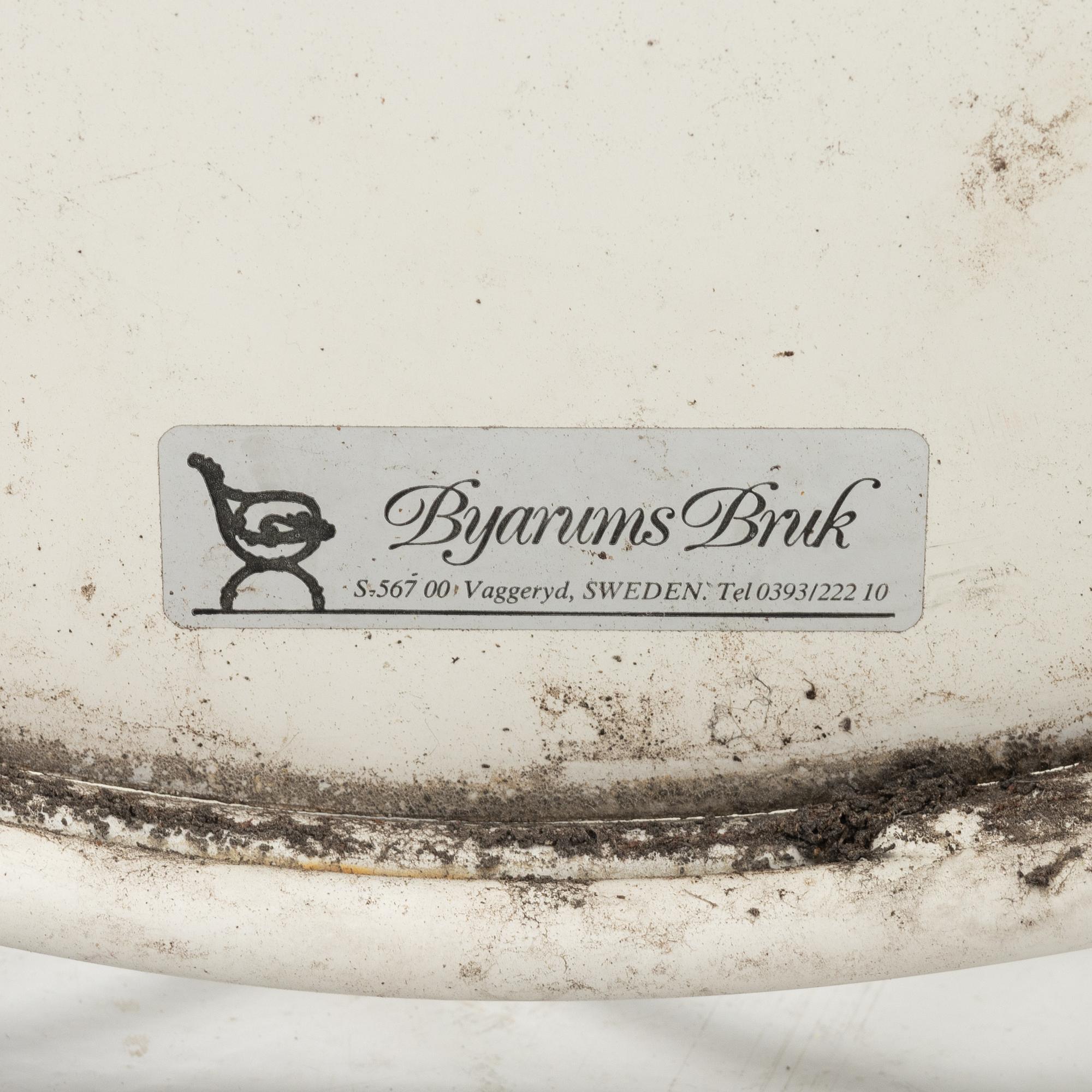 Trädgårdsstolar, 8 st, Byarums bruk, 1900-talets senare del.