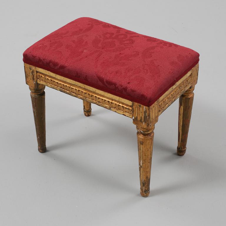 TABURETT, gustaviansk, 1700-talets slut.