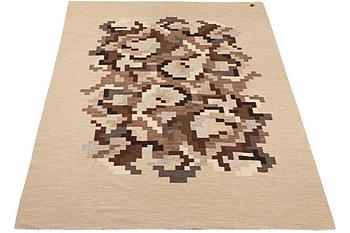 Erik Lundberg, a flat weave rug, c. 240 x 160 cm.