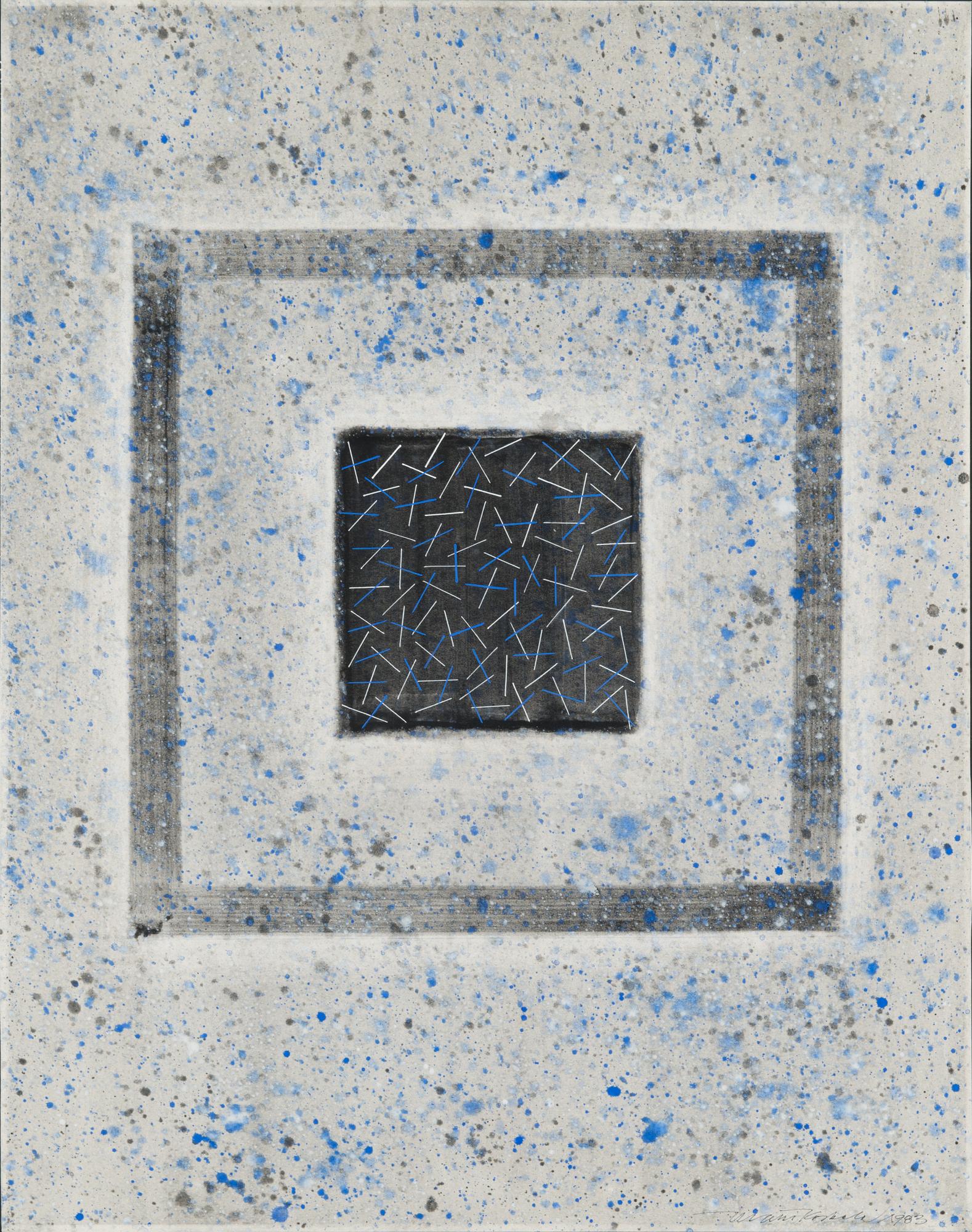 Matti Koskela, gouache, signed and dated 1983.