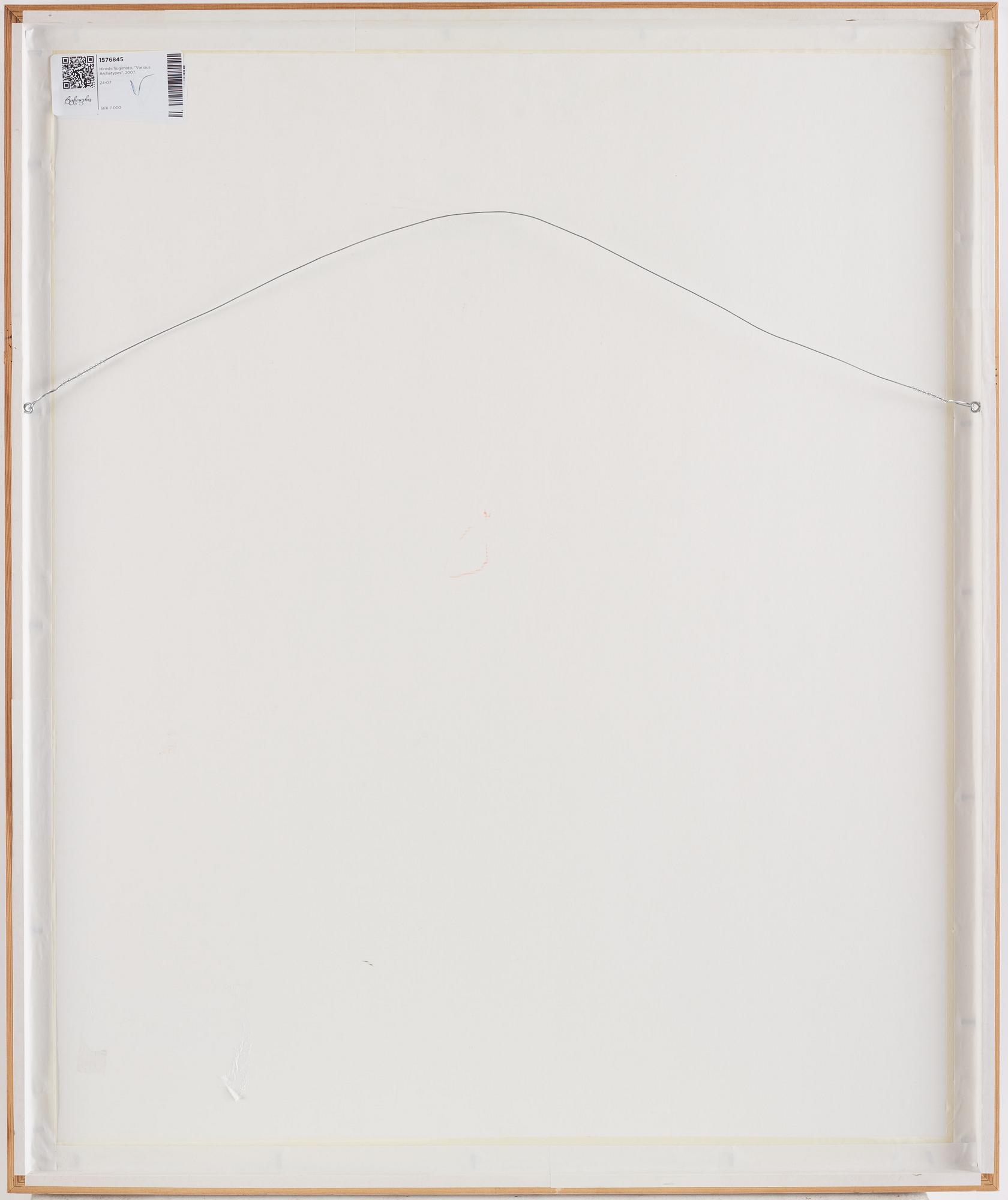 Hiroshi Sugimoto, "Various Archetypes", 2007.