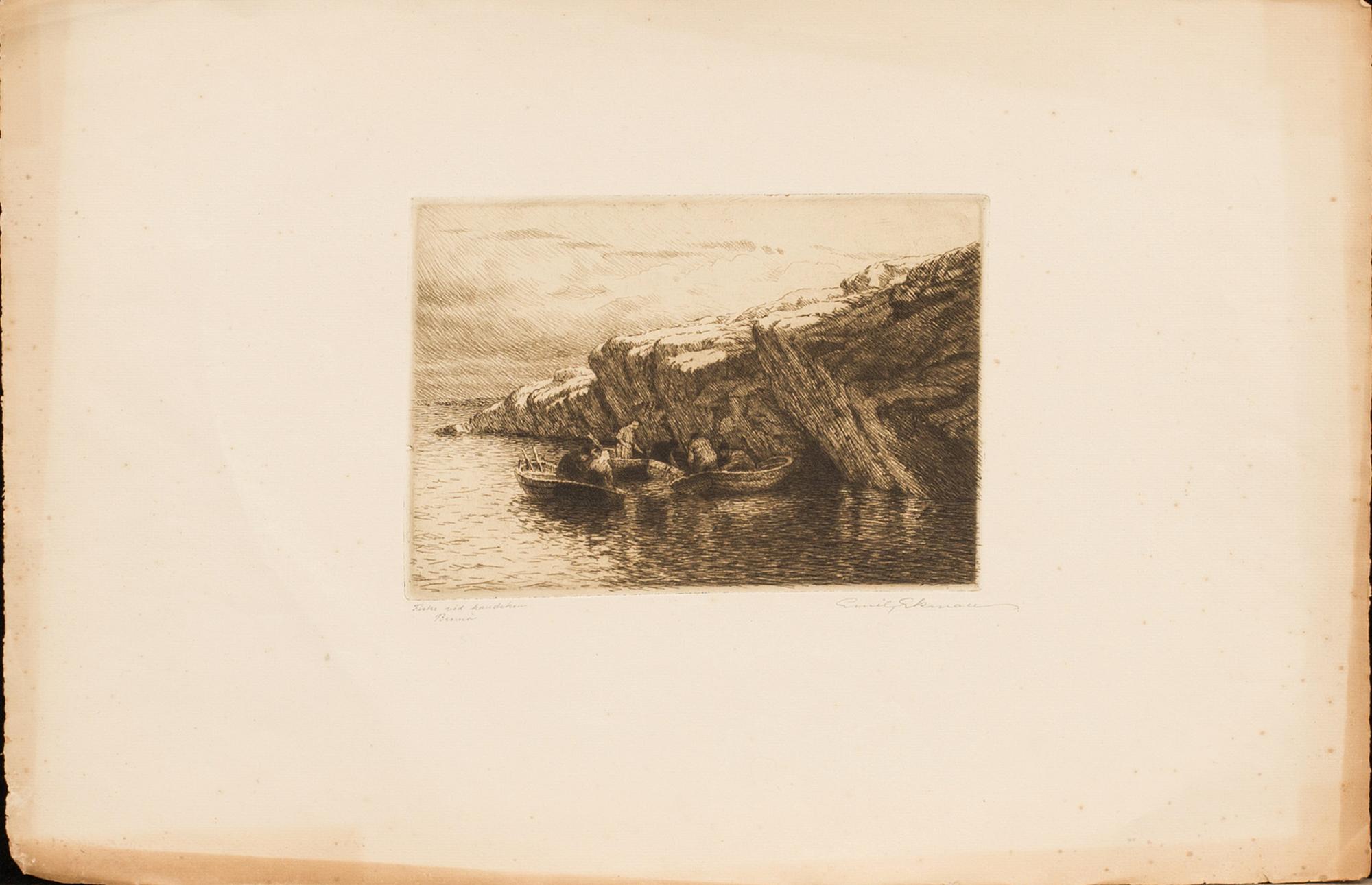 EMIL EKMAN, 12 signed etchings.
