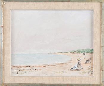 Helge Dahlman, Damen på Stranden.