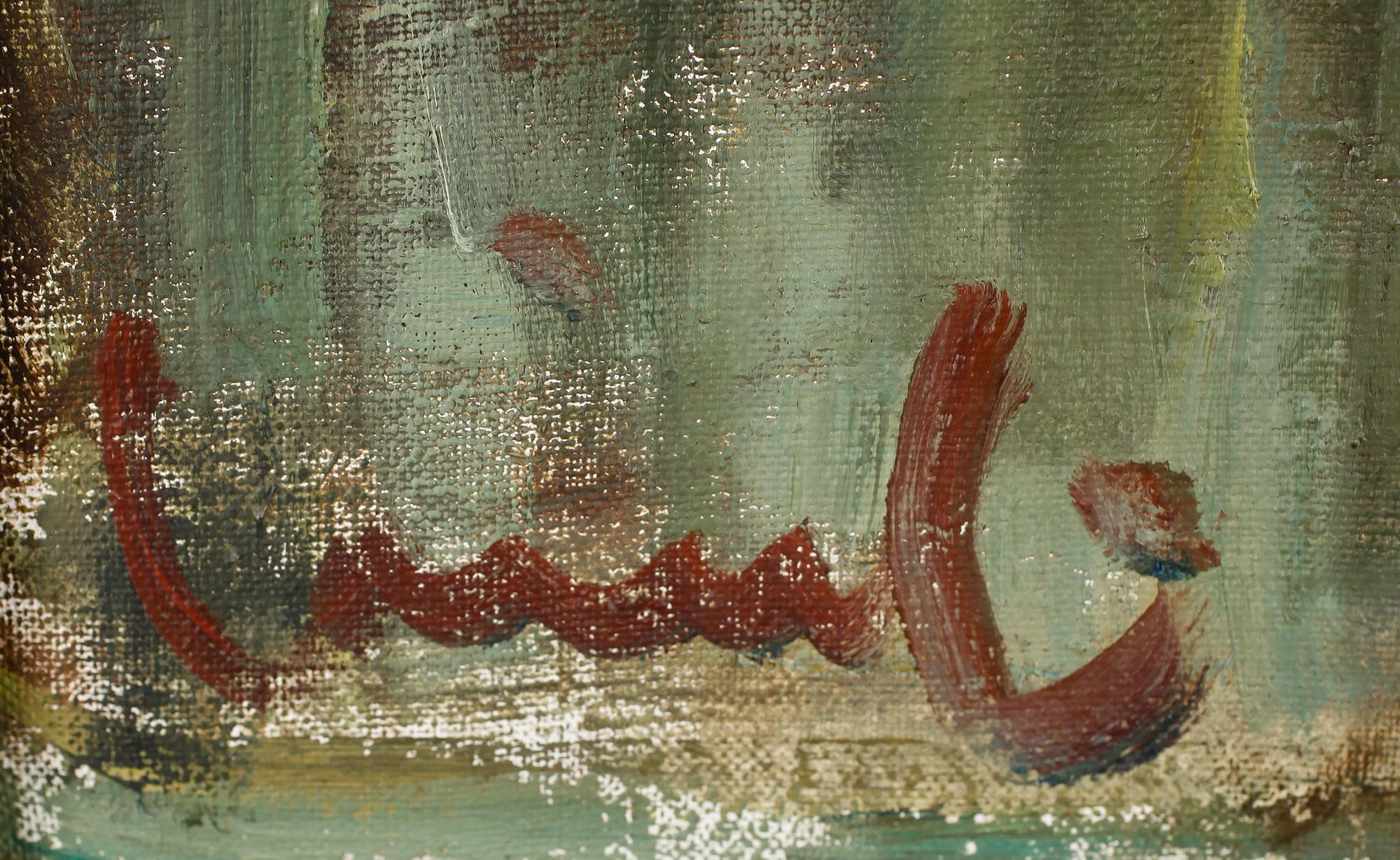 OLAVI LAINE, olja på duk, signerad.