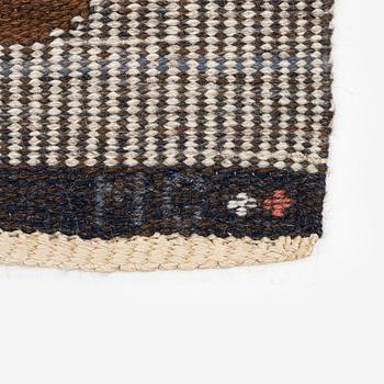 Margareta Grandin-Nettles, a flat weave carpet, c. 305 x 250 cm, signed GLH MG.