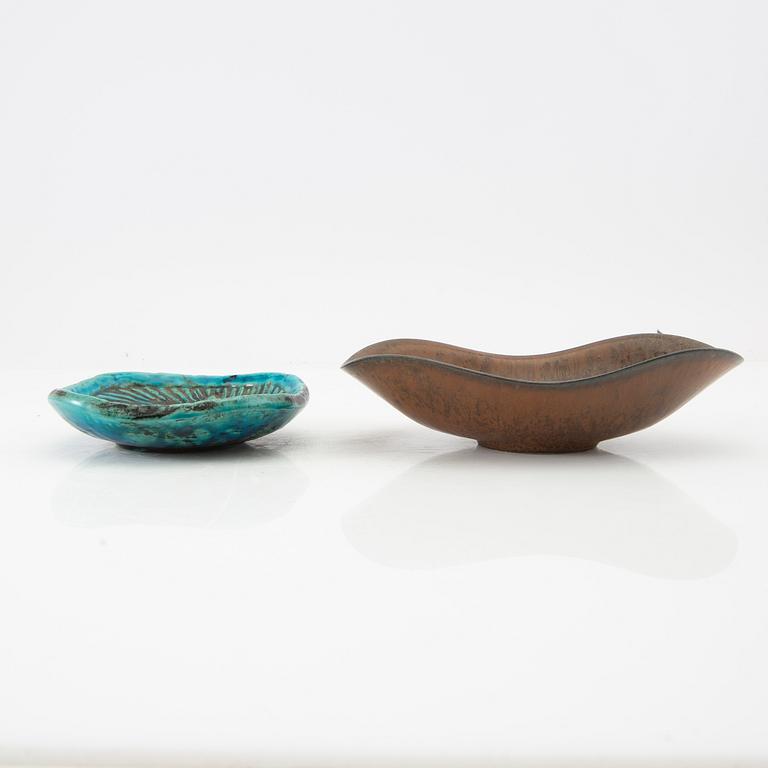 Gunnar Nylund, Bowls 4 pcs, Rörstrand Lidköping.