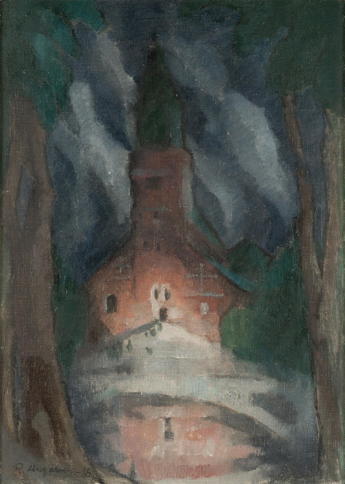 Ragnar Ungern, oil on canvas, signed and dated -16.