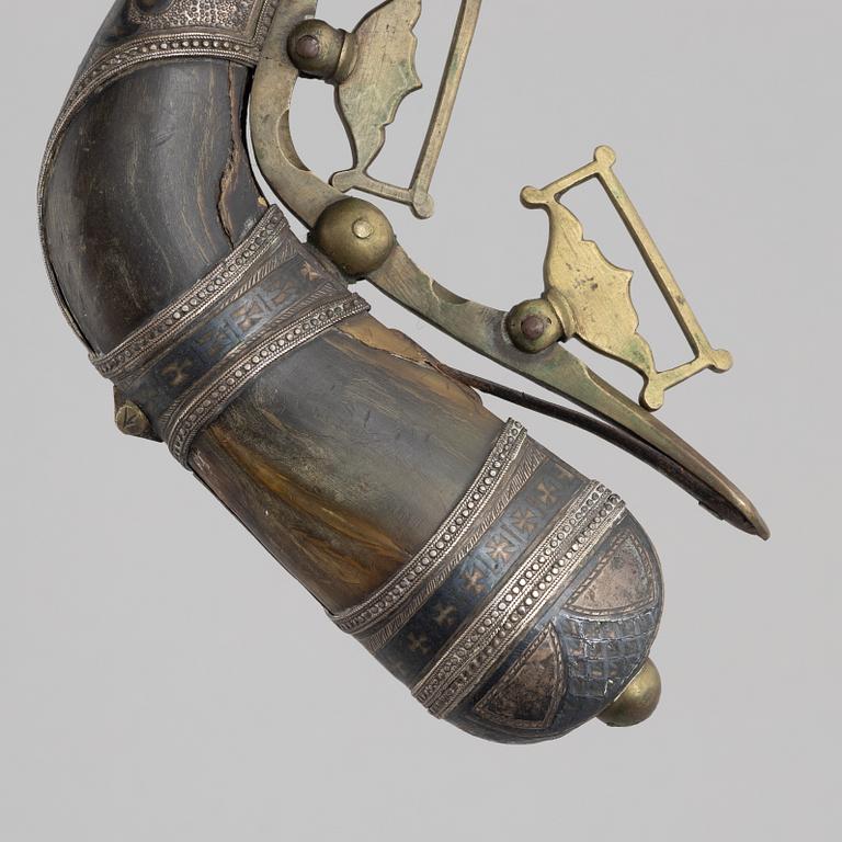 A Caucasian priming flask.