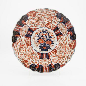 A japanese Imari porcleian plate alter part of the 19th century.