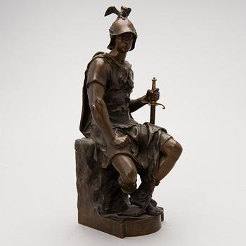 PAUL DUBOIS, bronze, signed,  F.Barbedienne founder.