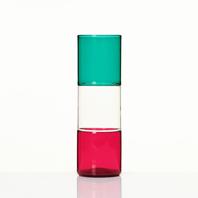 Fulvio Bianconi, vas "a Doppio Incalmo", Venini, Murano, Italien, modell 4392.