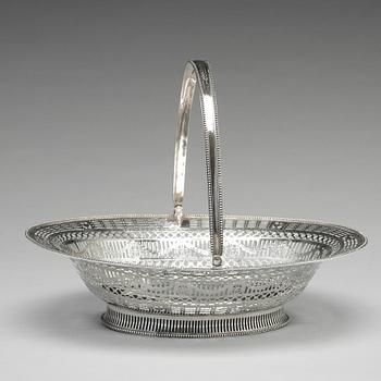 Brödkorg, silver, London 1780. George III.