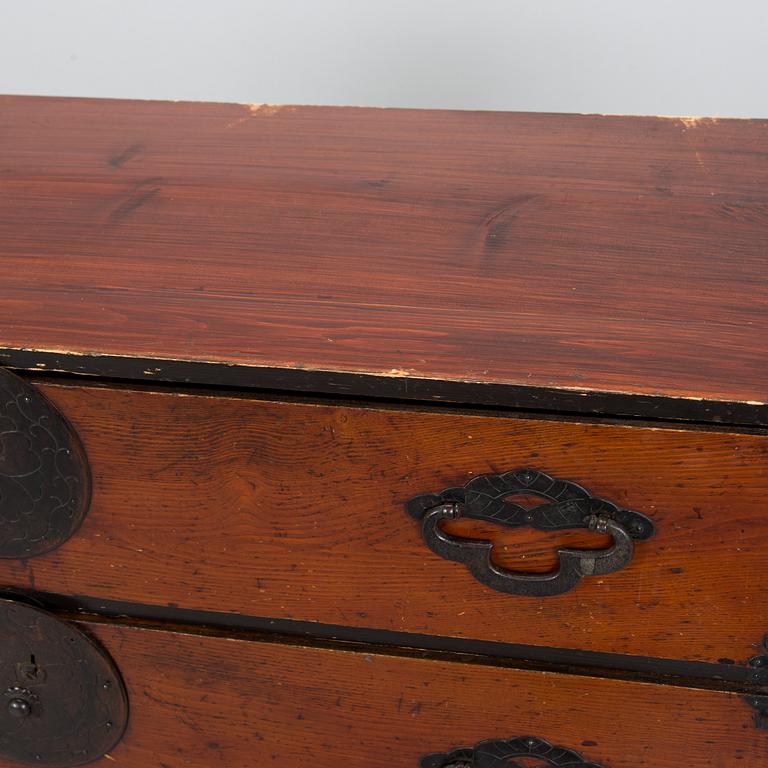 A Corean chest of drawers, mid-20th century.