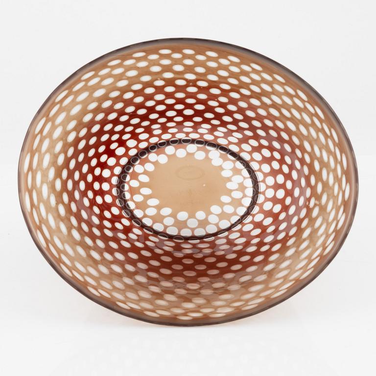 Edward Hald, a 'Slipgraal' bowl, Orrefors 1954.