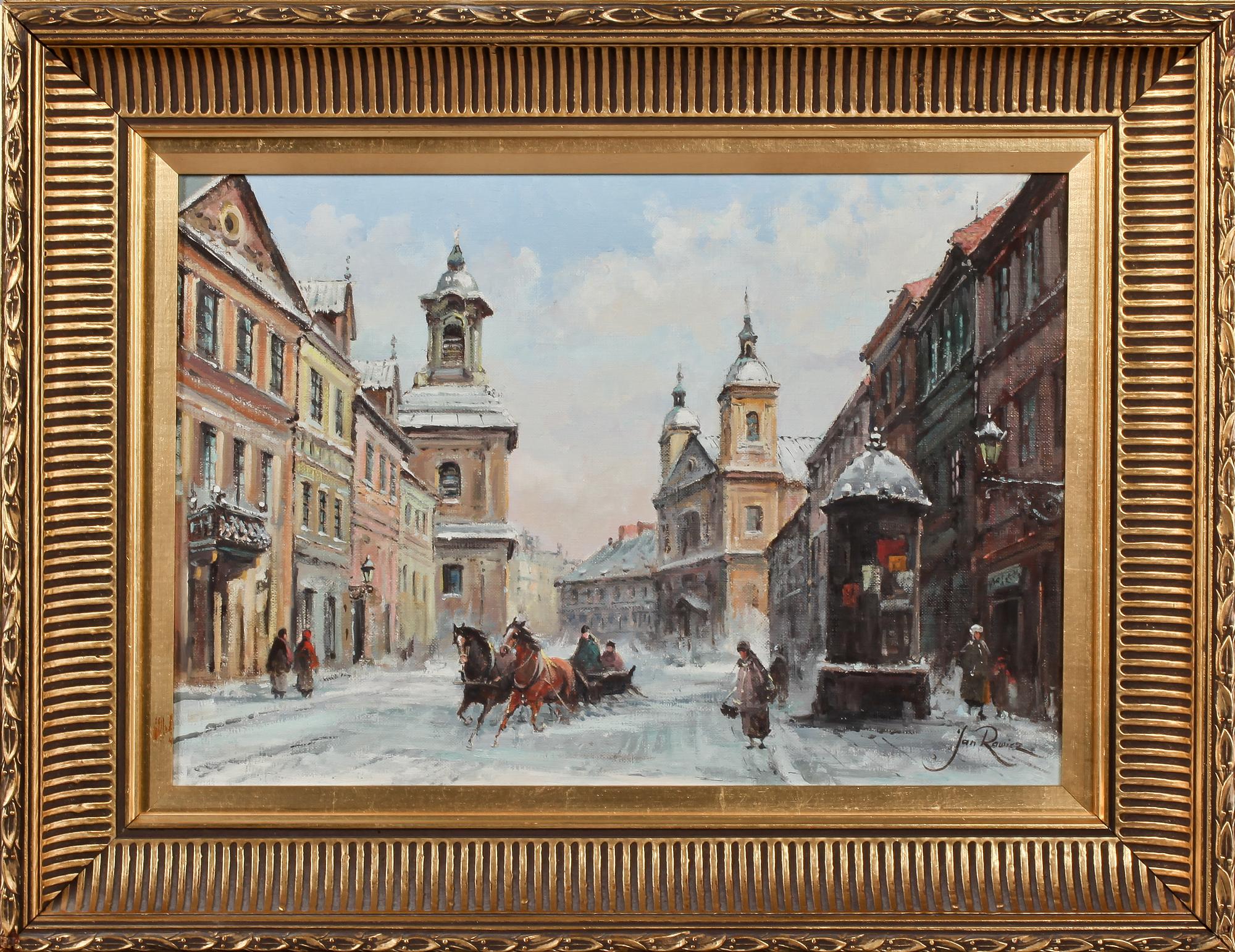 JAN RAWICZ, olja på duk, signerad.