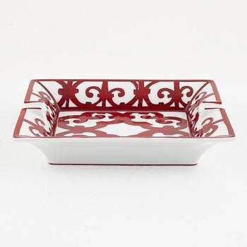 Hermès, ashtray, porcelain, "Balcon du Guadalquivir".