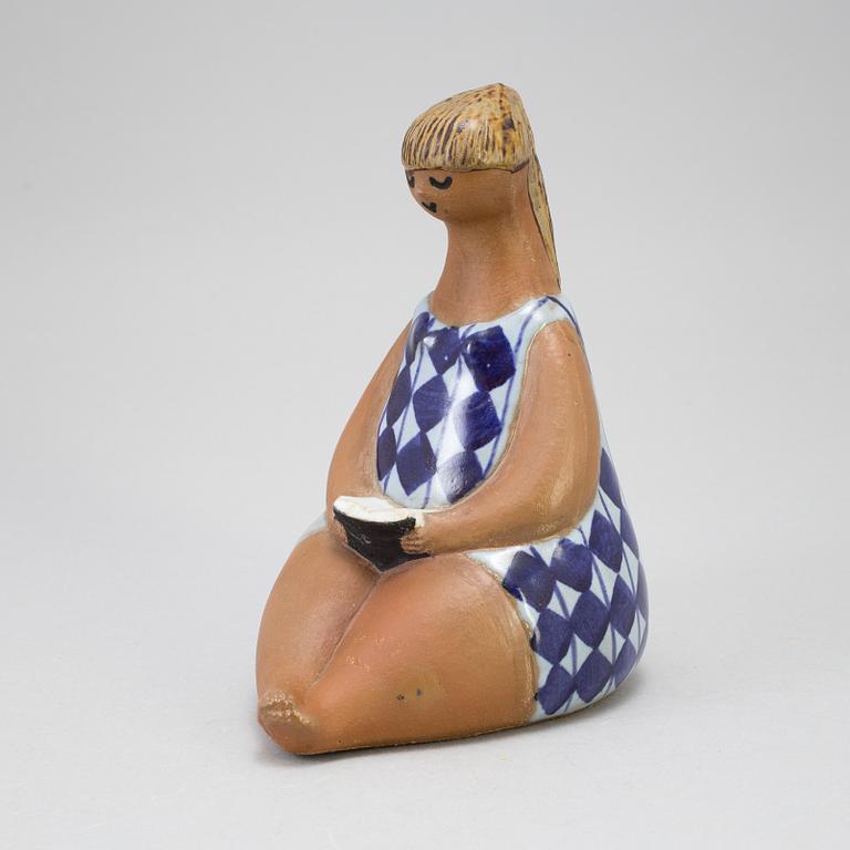 A stoneware figurine by Lisa Larson for Gustavsberg, called "Amalia" and produced from 1958 thru 1973.