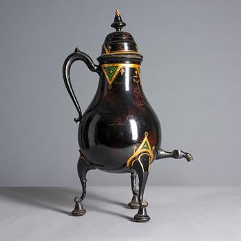SAMOVAR, tenn, empir, 1800-talets början.