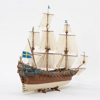 Model ship, the Royal Ship Vasa, around the year 2000.