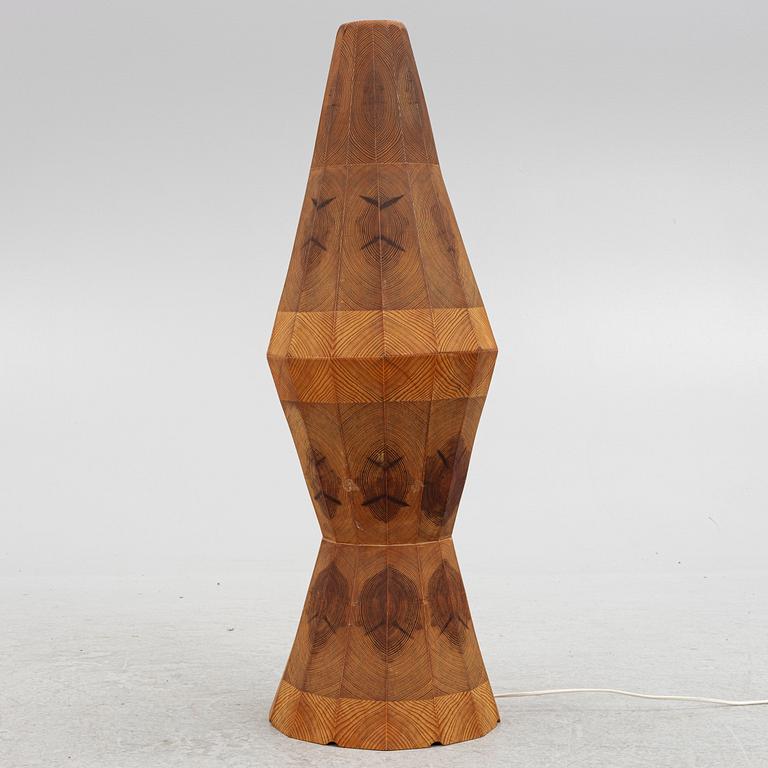Golvlampa furu 1970-80-tal.