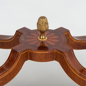 A Directoire style marquetry table from around year 1900.