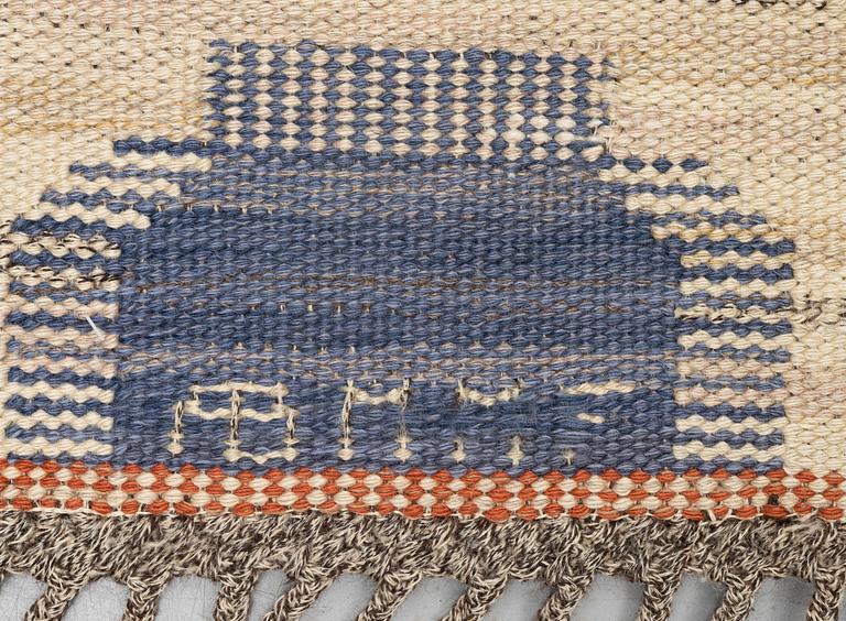 Märta Måås-Fjetterström, a carpet, "Blåplump", flat weave, ca 291 x 201 cm, signed AB MMF.