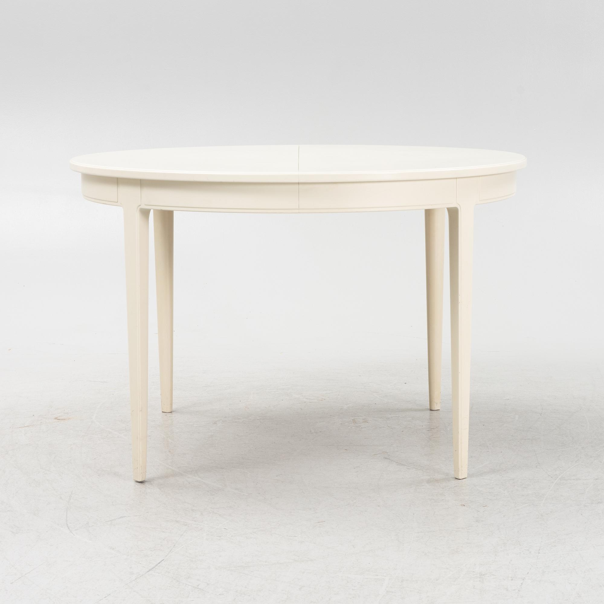 Carl Malmsten, matbord och stolar, 4 st, "Herrgården", Bodafors.