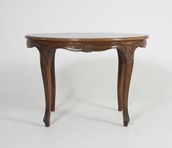 SALONGSMÖBLEMANG, 5 delar, rokokostil, 1900-talets mitt.