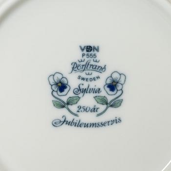 Sylvia Leuchovius, matservis, 30 delar, "Sylvia", 250 år Jubileumsservis, Rörstrand.