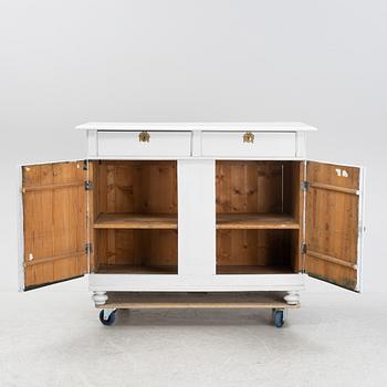 A painted Gustavian style sideboard, late 19th Century.