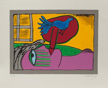 BEVERLOO CORNEILLE, färgserigrafi, signerad, numrerad 31/150 och daterad- 99.