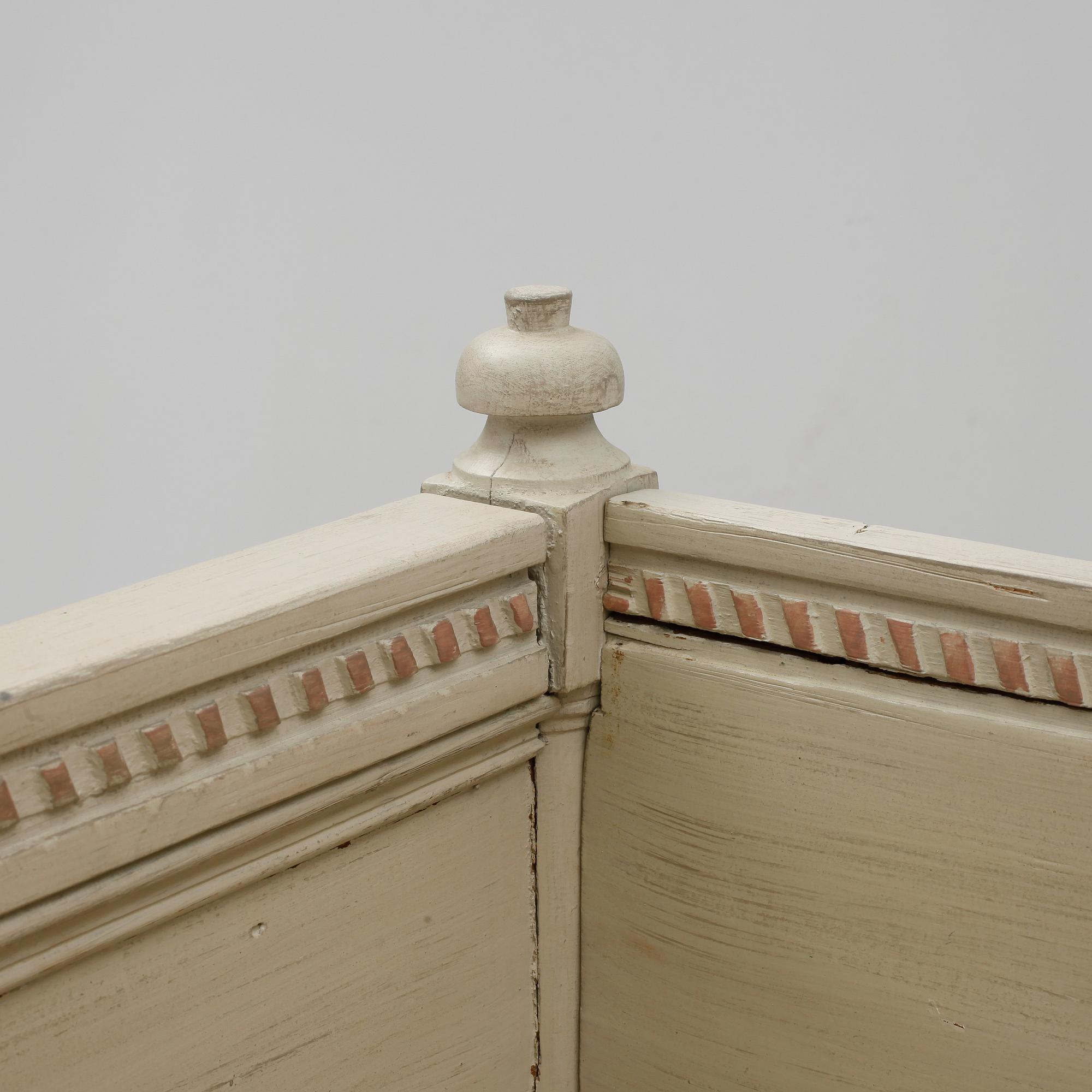 SOFFA/ SÄNG, gustaviansk, 1700-talets andra hälft.