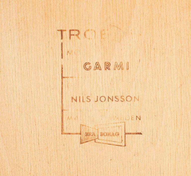 STOLAR, 4 st, "Garmi", Nils Jonsson, Troeds, 1950/60-tal.