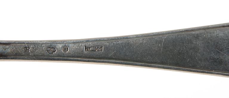 PARTI SILVER, 12 delar, bl a Georg Jensen, 1800/1900-tal, ca 600 g.