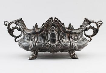 JARDINÄR, försilvrad metall, 1800-talets andra hälft.