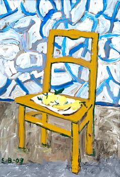 131. Eero von Boehm, "STILL LIFE WITH A CHAIR".