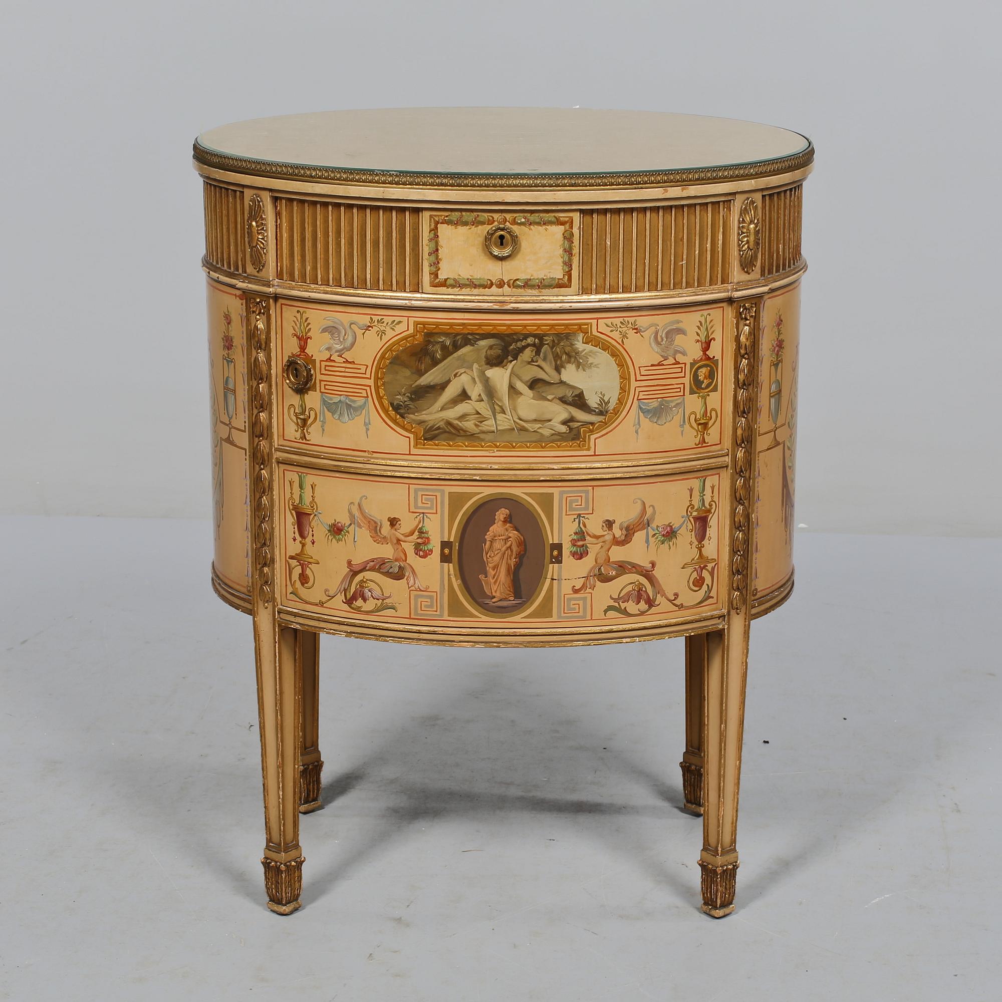 KOMMOD, nyklassicistisk stil, troligen Italien, 1900-talets första hälft.