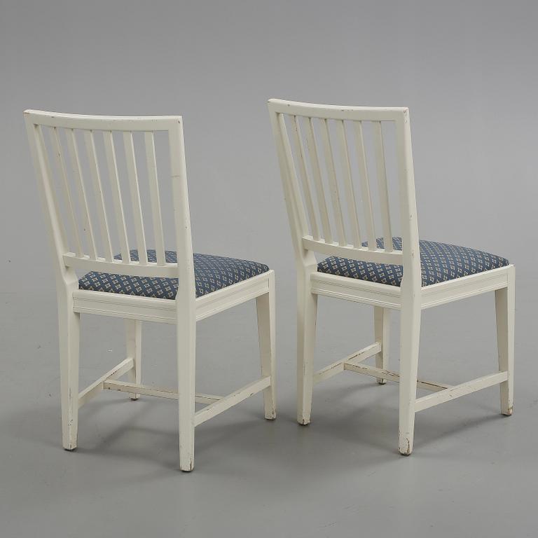 STOLAR, 8 st, gustaviansk stil, 1900-talets slut, Tibro.