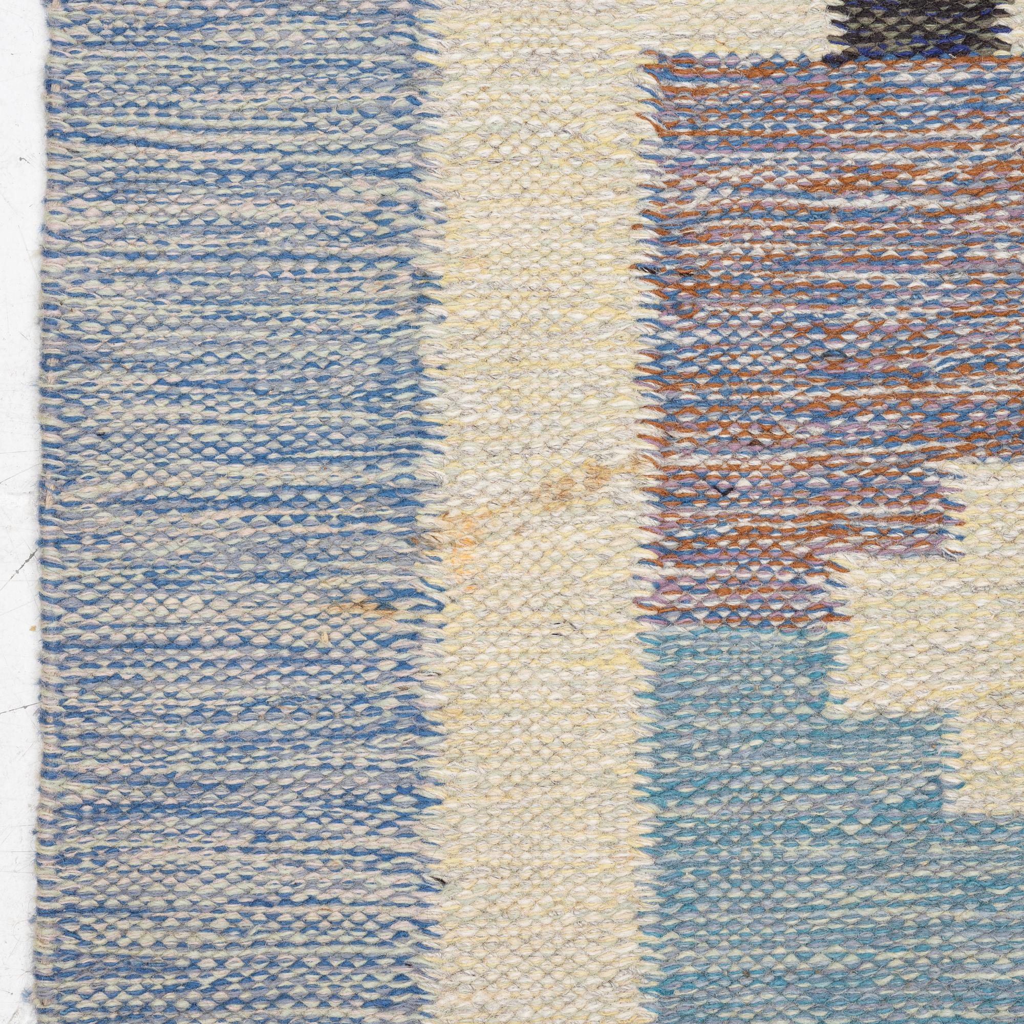 Karin Jönsson, matta, röllakan, signerad JK, ca 306 x 200 cm.