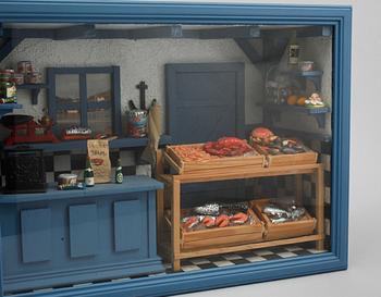 TITTSKÅP, 2 st, 1900-talets andra hälft.