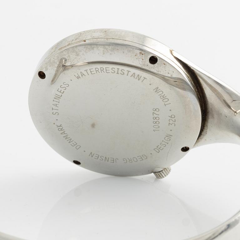 Georg Jensen, Vivianna, designed by Torun Bülow-Hübe, wristwatch, 33 mm.