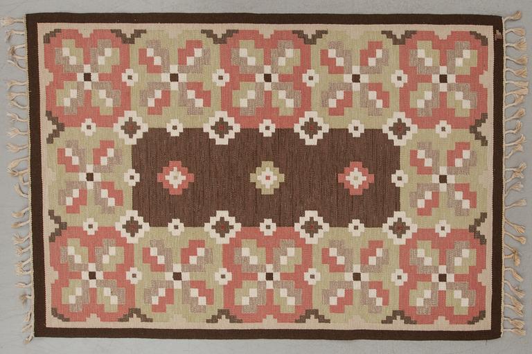 MATTA, rölakan, "Lyckeny", Lizette Norlander, Vävaregården. Ca 247 x 169 cm.