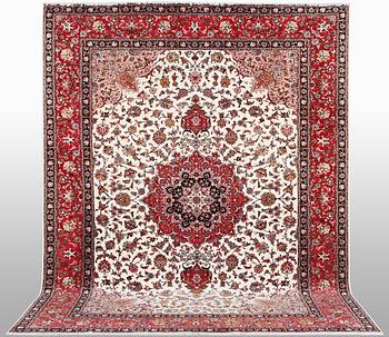 Matta, Täbriz part silk, 60 Raj, ca 355 X 254 cm.