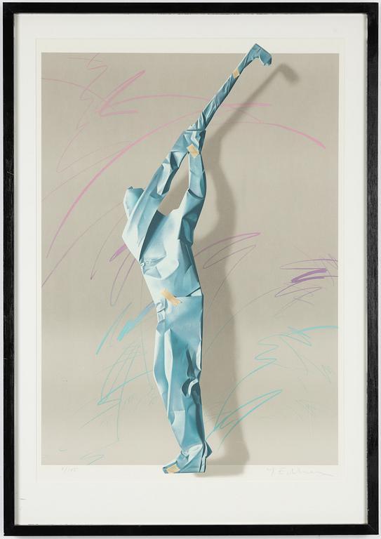 Yrjö Edelmann, "Wrapped golfer".