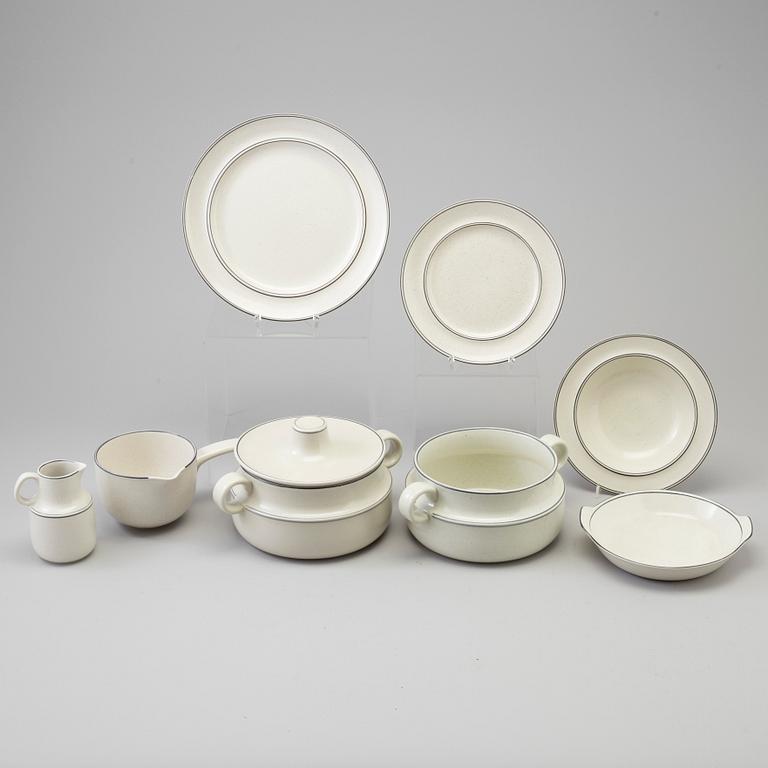 A 38 pcs stoneware service, 'Birka', by Stig Lindberg for Gustavsberg, second half of the 20th century.