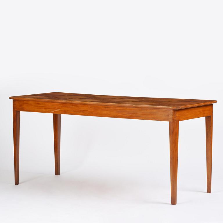 Oscar Nilsson, a mahogany desk, cabinetmaker Allan Lindgren, Stockholm, 1938.