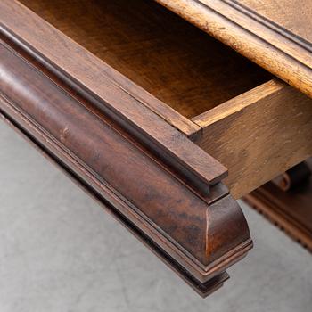 Library table, late 19th century.