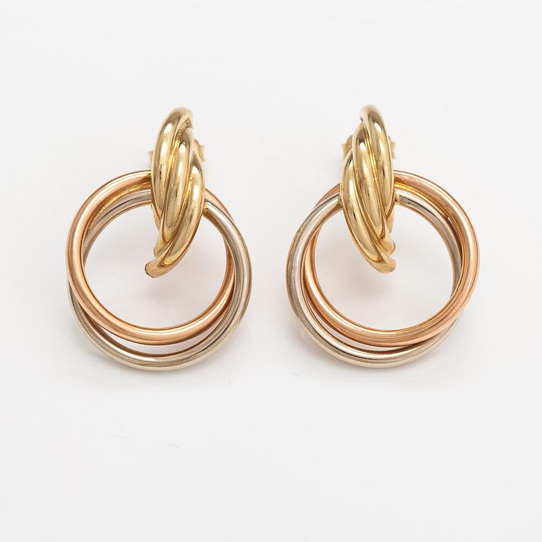 Korvakorupari, 14K kultaa. Merkitty Arpos.