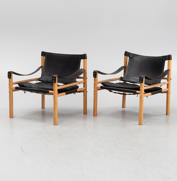Arne Norell, a pair of 'Sirocco' armchairs, Norell Möbler AB, Sweden, second half of the 20th century.