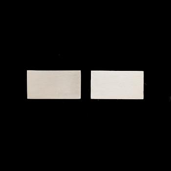 MANSCHETTKNAPPAR, sterlingsilver, Wiwen Nilsson, Lund, 1961. Vikt ca 14,5 g.